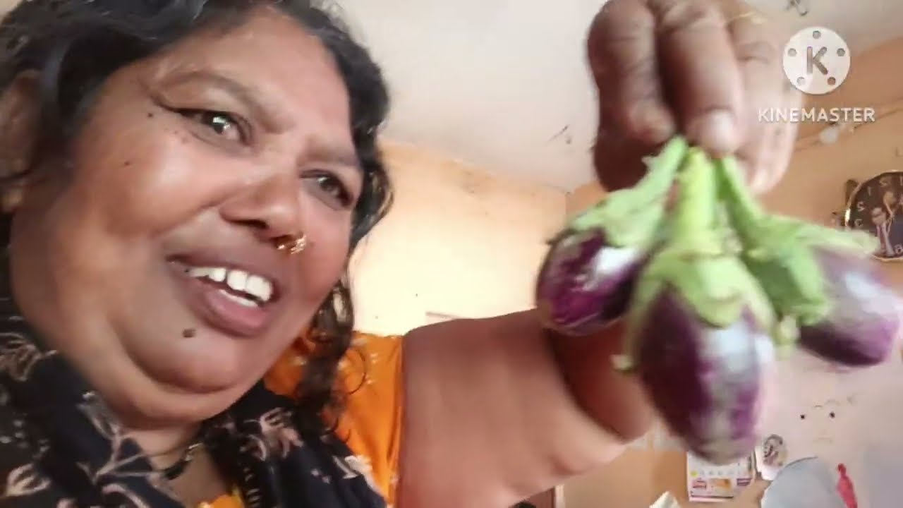 गावरान वांग्याची रस्सा भाजी 😙 गावरान वांग्याची रेसिपी 🥺