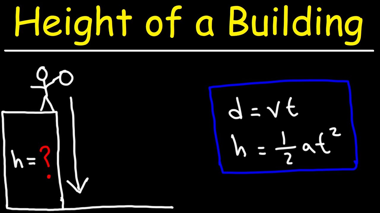 How To Calculate the Height of a Building Using Physics and The Quadratic Equation