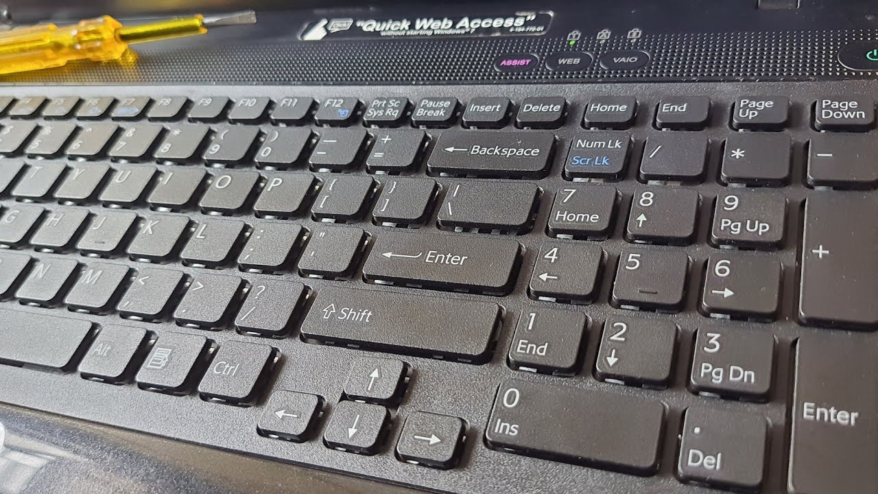 HOW TO REPLACE ANY SONY E SERIES LAPTOP KEYBOARD