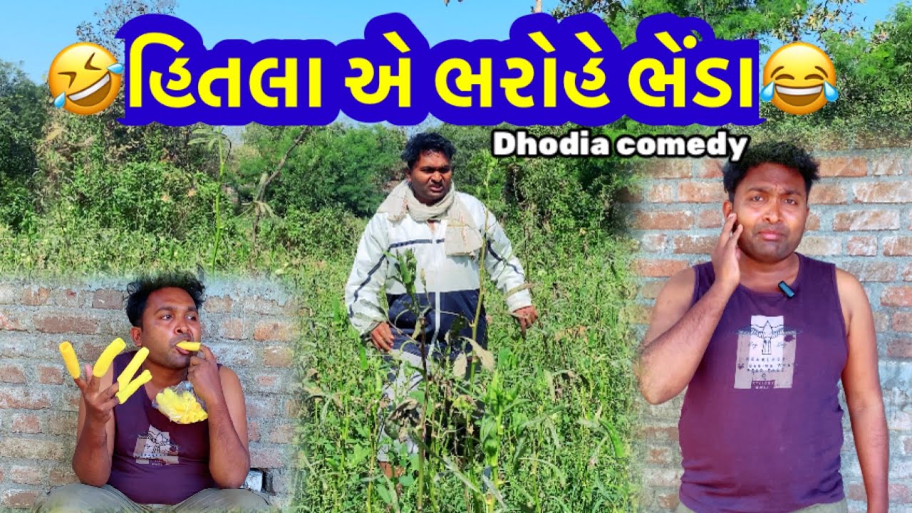 હિતલા ને ભરોહે ભીંડા Dhodia comedy  Actor hitu  hitla na bharohe  bhinda