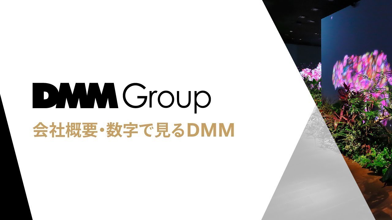 DMM Groupの会社説明［会社概要・数字で見るDMM］