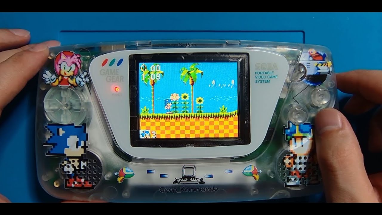 Sega Gamegear Restauration  / Clean juice USB C Retrosix Einbau /  Bennvenn IPS Display Teil 3 / 3