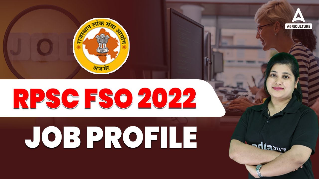 RPSC FSO job profile