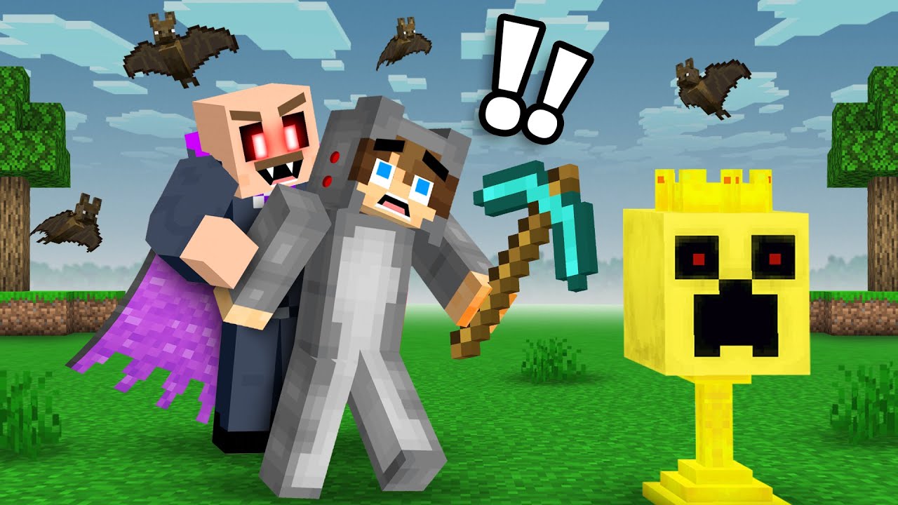 Minecraft Hunters vs Speedrunner BUT I'M A VAMPIRE LORD
