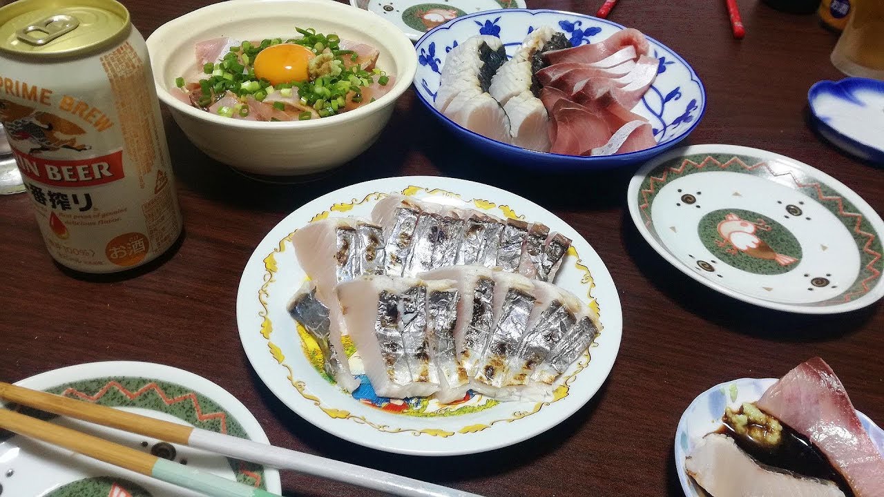 今回のカタクチイワシを食べているブリの状態と料理