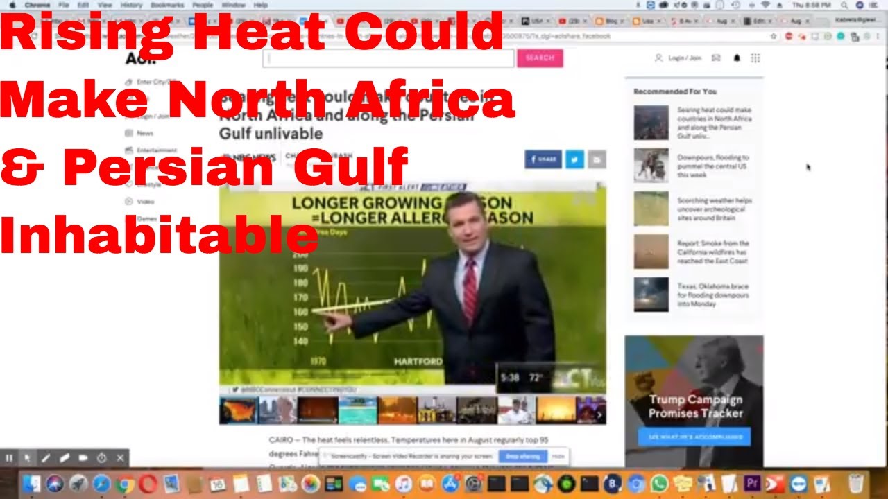Soaring Heat In North Africa and the Persian Gulf Can Make It Uninhabitable