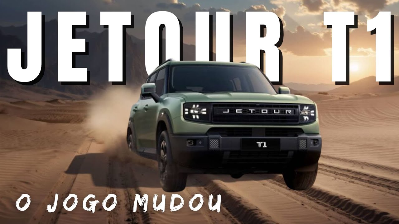 Jetour T1 2026: o novo SUV chin&ecirc;s que promete conquistar o Brasil