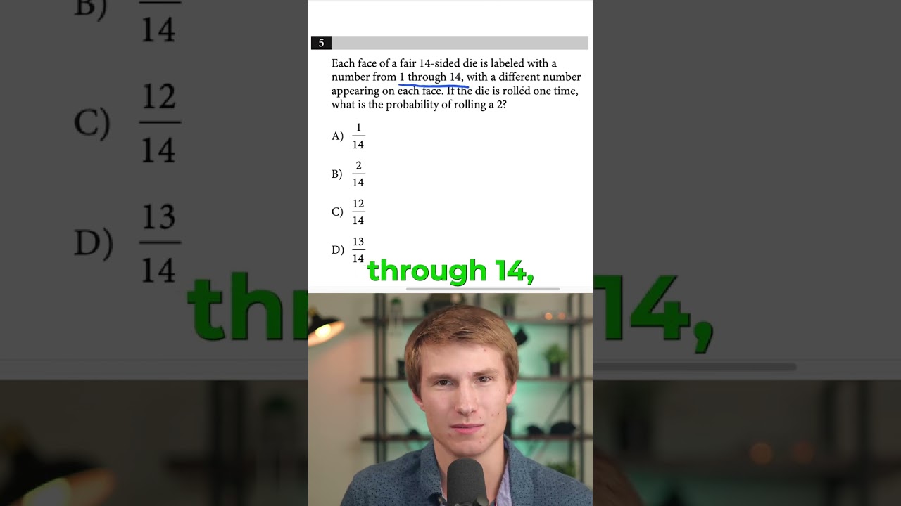 Probability on the SAT 🔑 #5