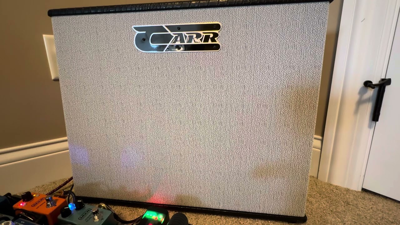 Carr Telstar: Fender Stratocaster into a cranked Telstar at whisper volume thanks to attenuator