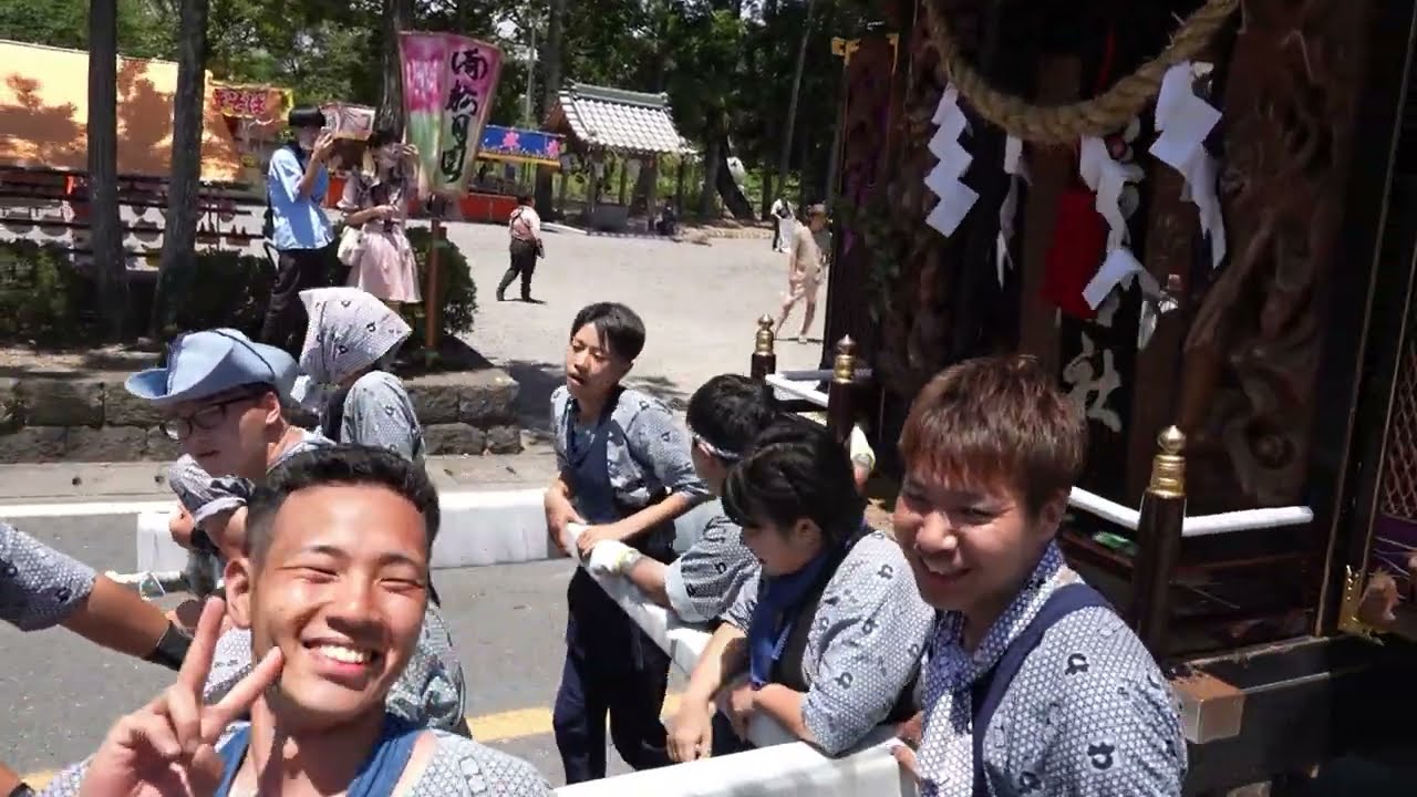 山名神社天王祭①　2023-07-16(日)🌤️