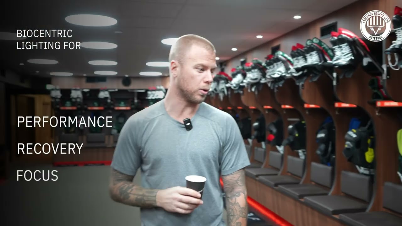 Frölunda HC Optimizes Performance with Biocentric Lighting