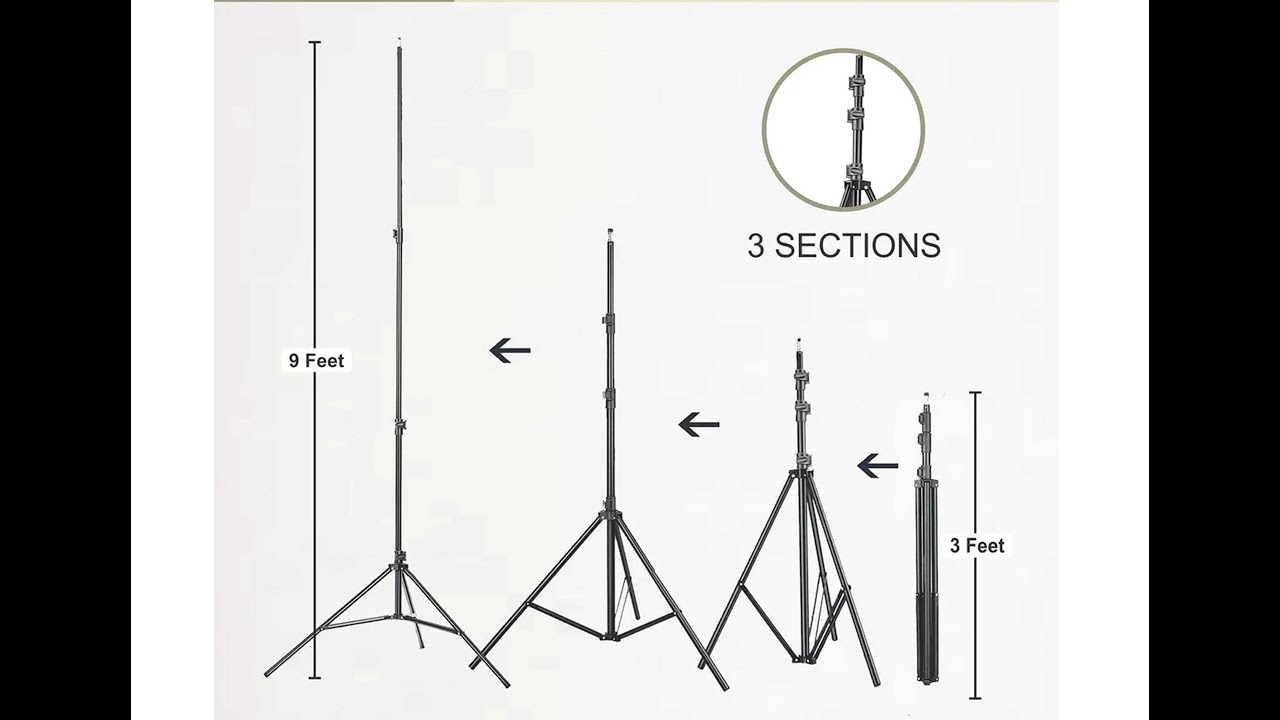 POTRA LIGHT STAND || LED FRAME STAND || 9 Ft SIZE || HEAVY MATERIAL || ALL INDIA DELIVERY