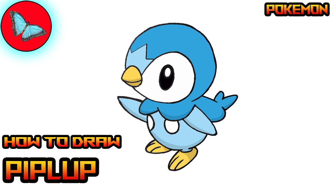 How To Draw Pokemon - Piplup