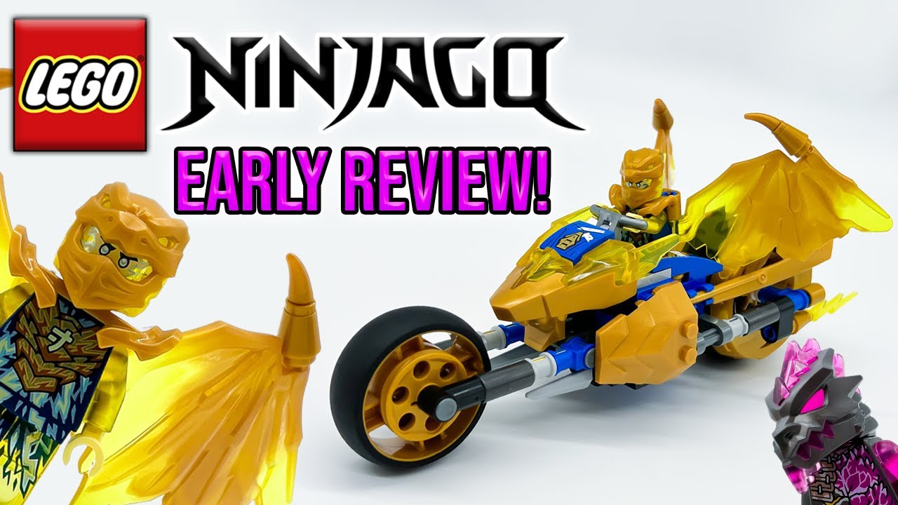 Jay's Golden Dragon Motorbike EARLY Summer 2022 Review! LEGO Ninjago Set 71768