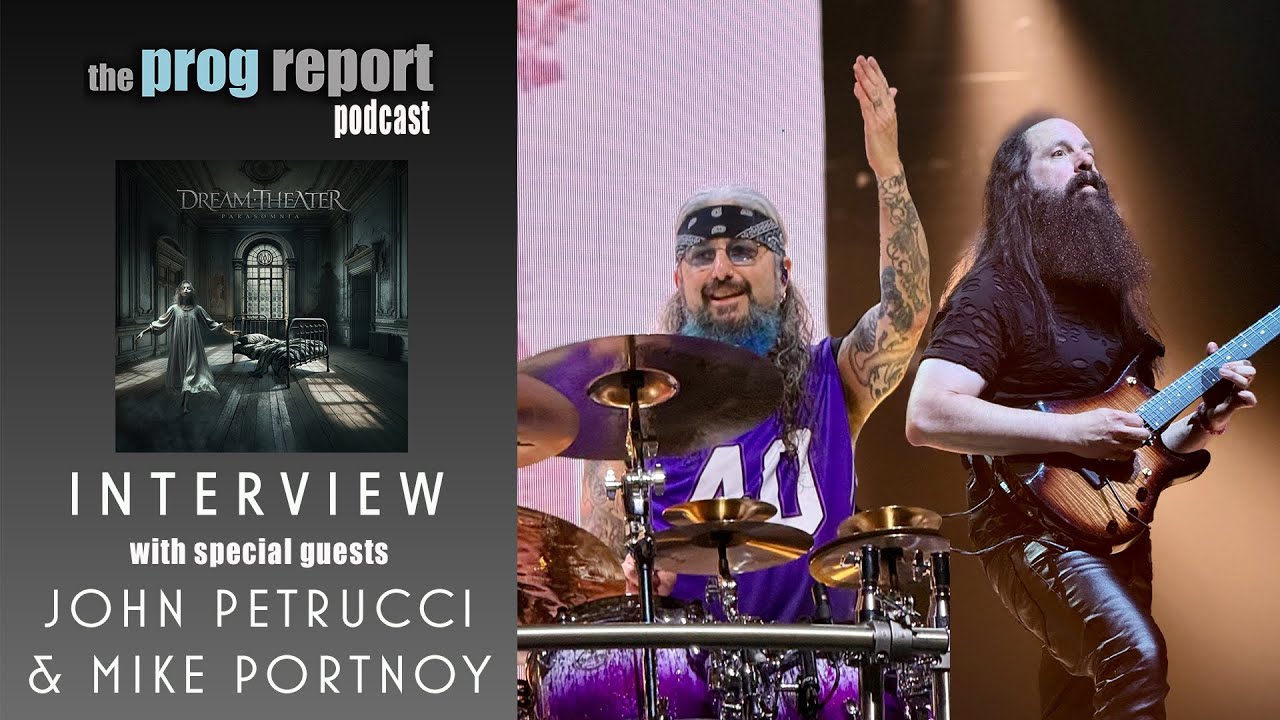 John Petrucci & Mike Portnoy on Parasomnia, the Dream Theater 40th Anniversary Tour, Drumeo & more.