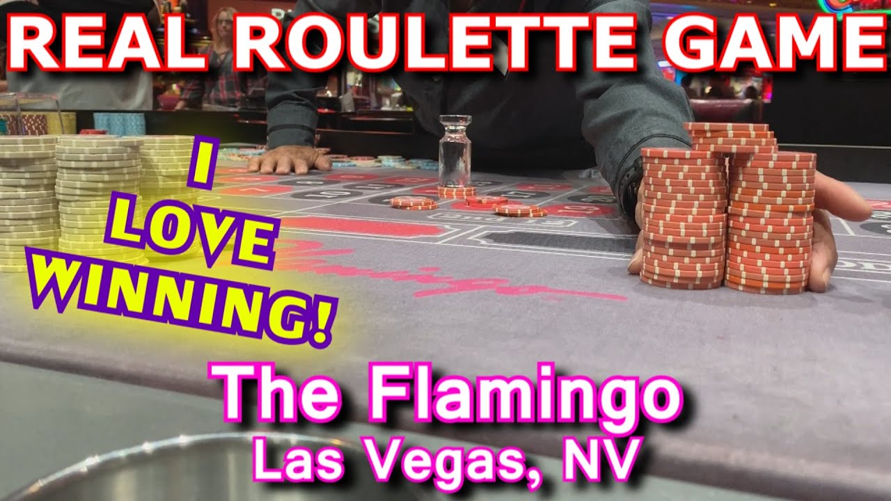 NICE WINNING GAME! - Live Roulette Game #19 - The Flamingo Casino, Las Vegas, NV - Inside the Casino