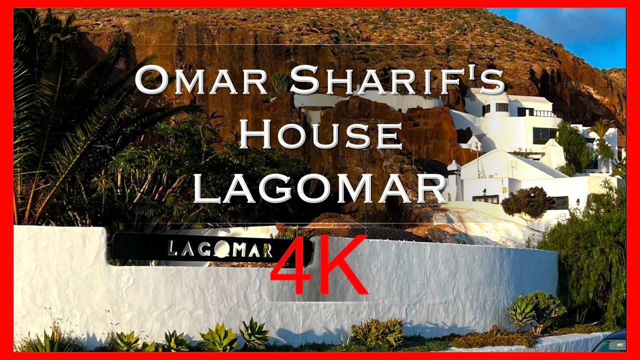 OMAR SHARIF’S HOUSE LAGOMAR - Lanzarote - Designed by Cesar Manrique