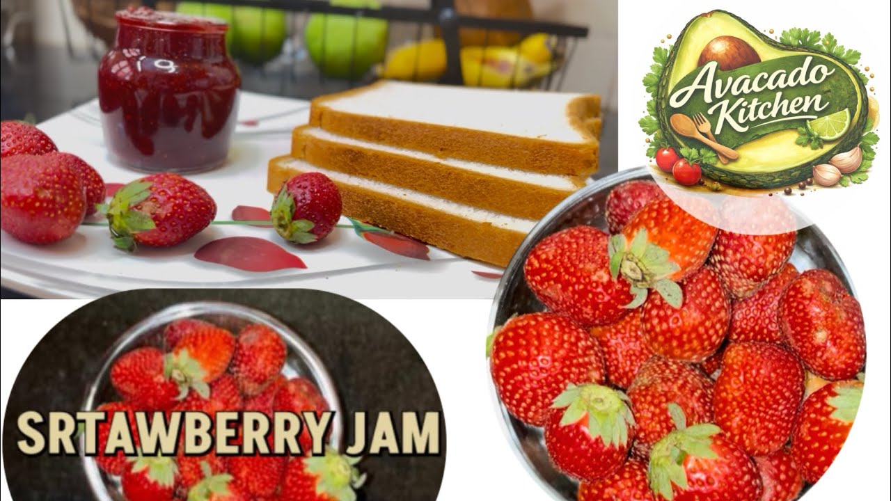 STRAWBERRY JAM 🍓 | @Avocado_Kitchen SHRUTHI