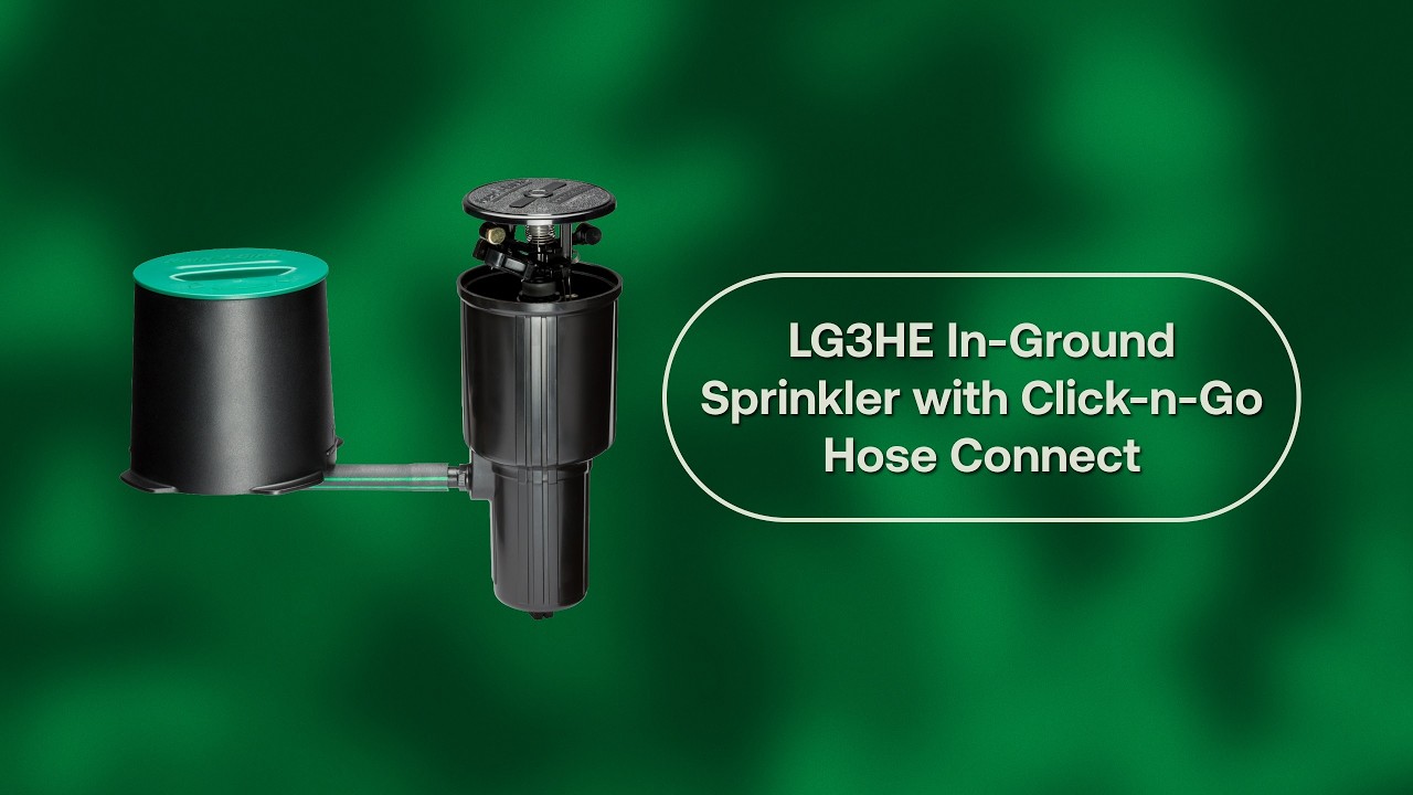 Rain Bird LG3HE In-ground sprinkler with Click-n-Go Hose Connect