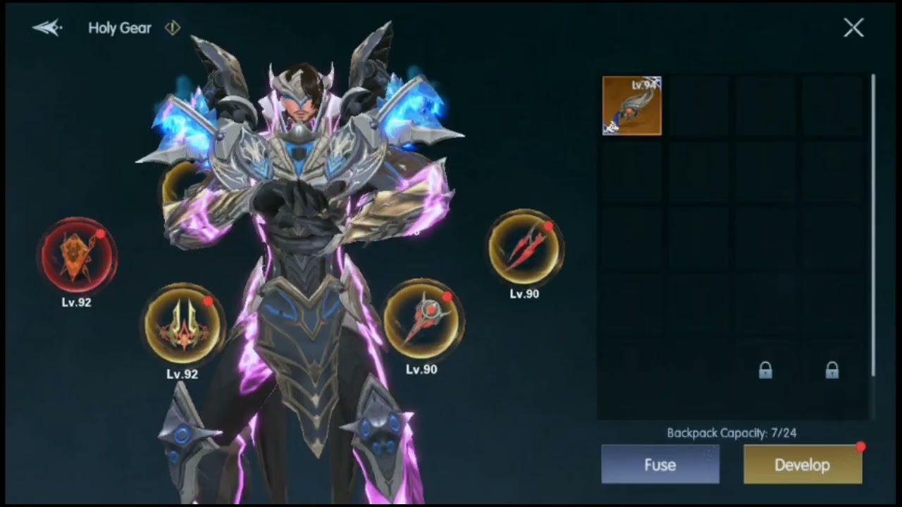 tips and trick holy gear chronicle infinity