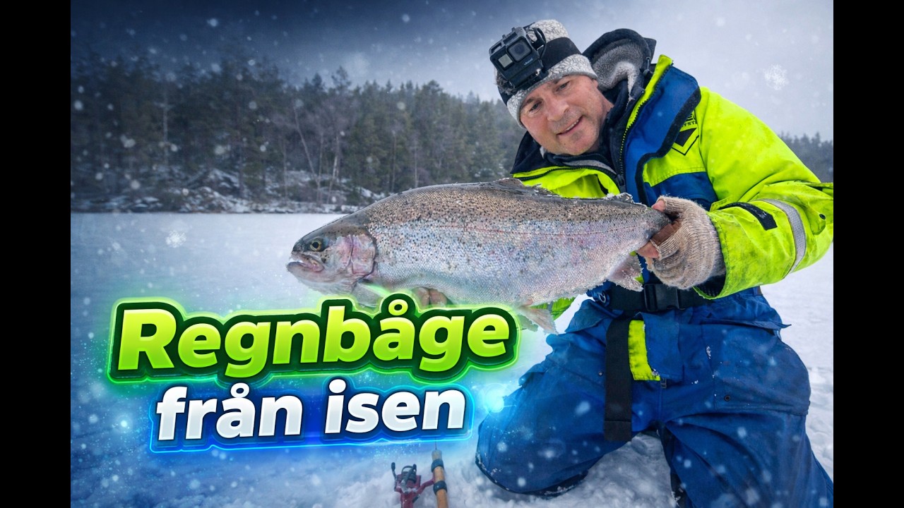 Regnbåge från isen