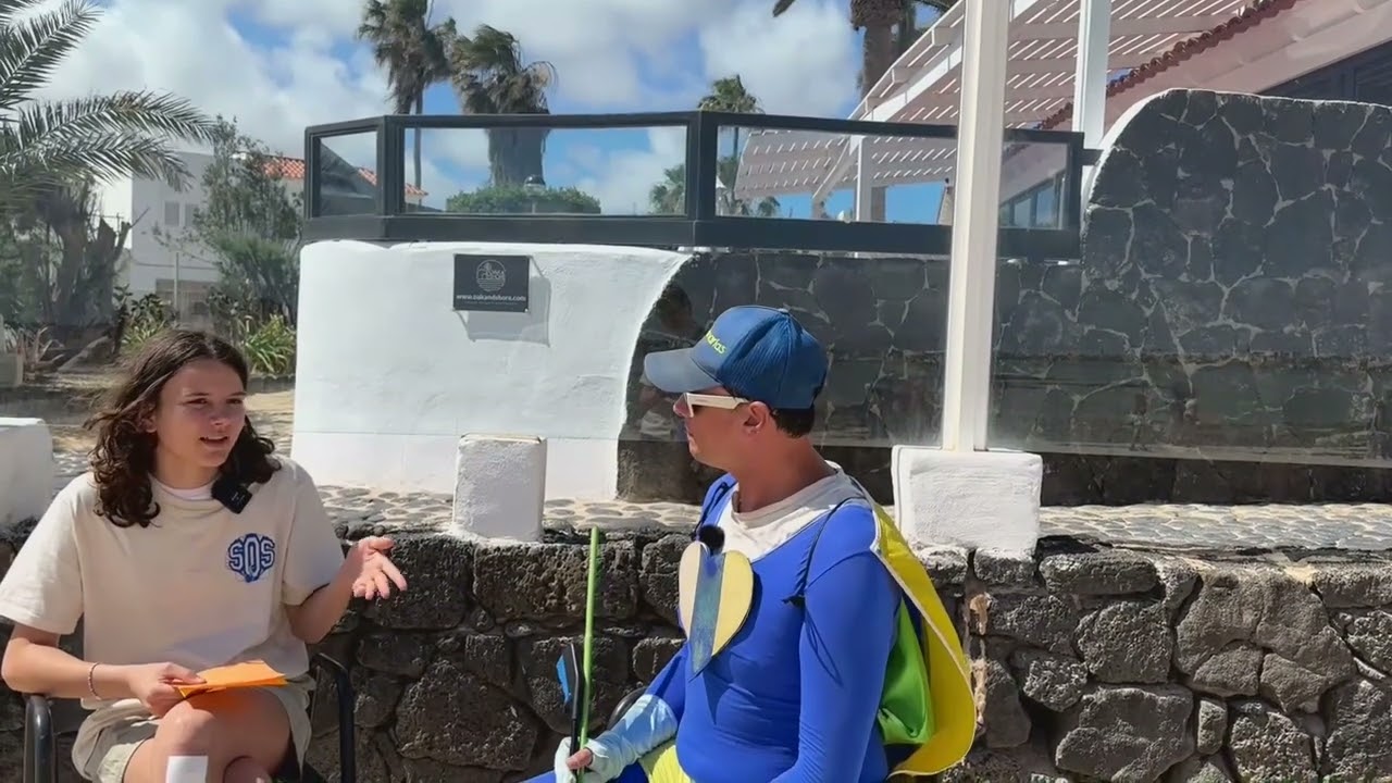 Beach clean up Interview CapiCanarias