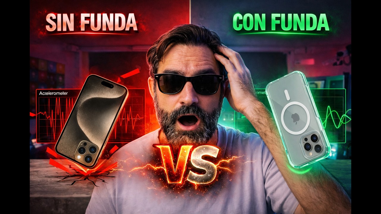 ¿REALMENTE protege el móvil una funda? Test de caída BRUTAL