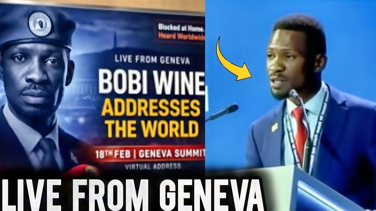 BREAKING! Bobi Wine Address World Leaders From Geneva | human rights HQs