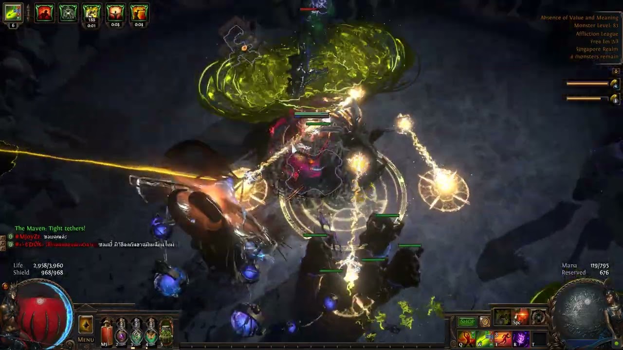 Path of Exile 3.23 CA poison VS Elder