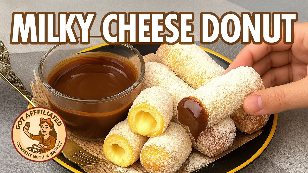 Milky Cheese Donut Recipe, Easy Meryenda Snack, Chocolate Dip, Bread Rolls Business Ideas| No Yeast