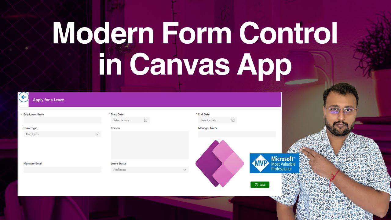Modern Form Control in Power Apps Canvas App
