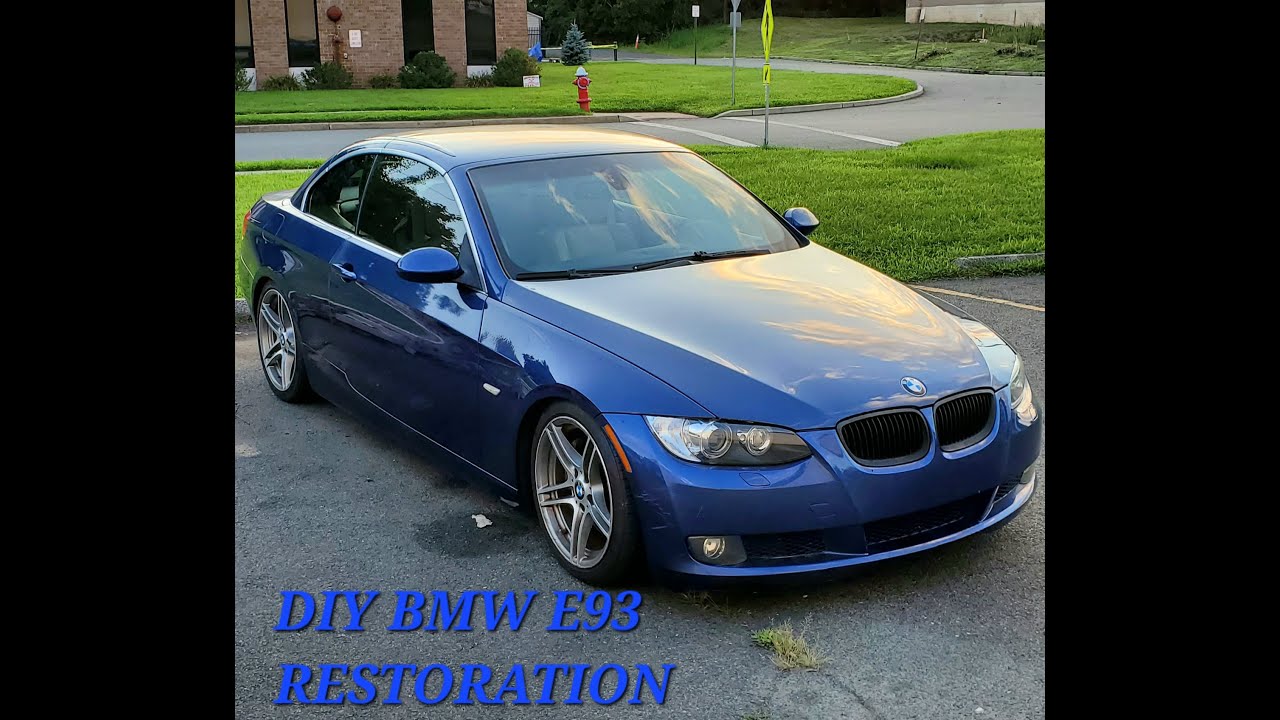DIY BMW E93 Restoration