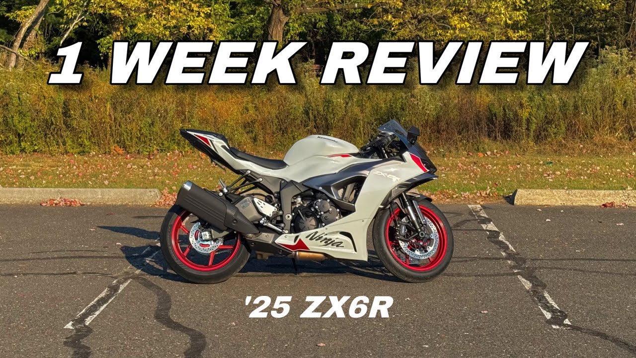 Обзор за 1 неделю | Kawasaki ZX6R 636 2025 года
