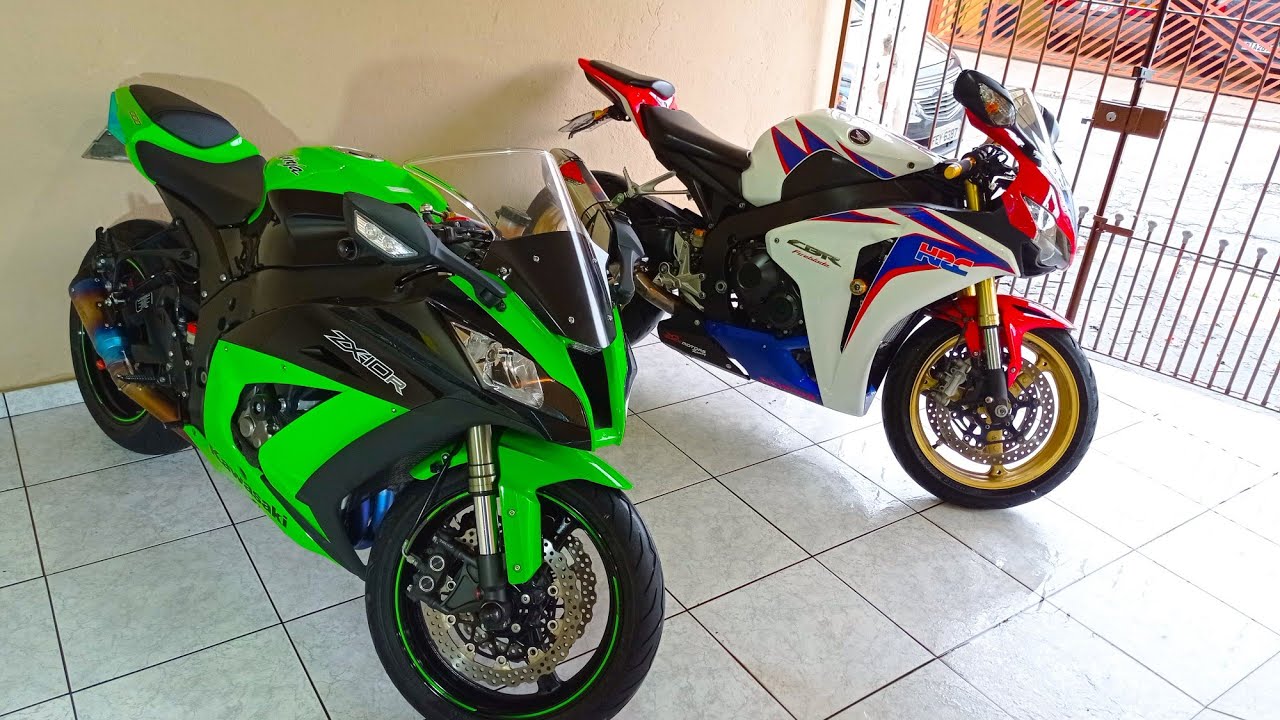 zx10r ou cbr1000 qual a melhor? comparativo e opinião do dono! #zx10r #cbr1000rr #zx10rr #cbr1000