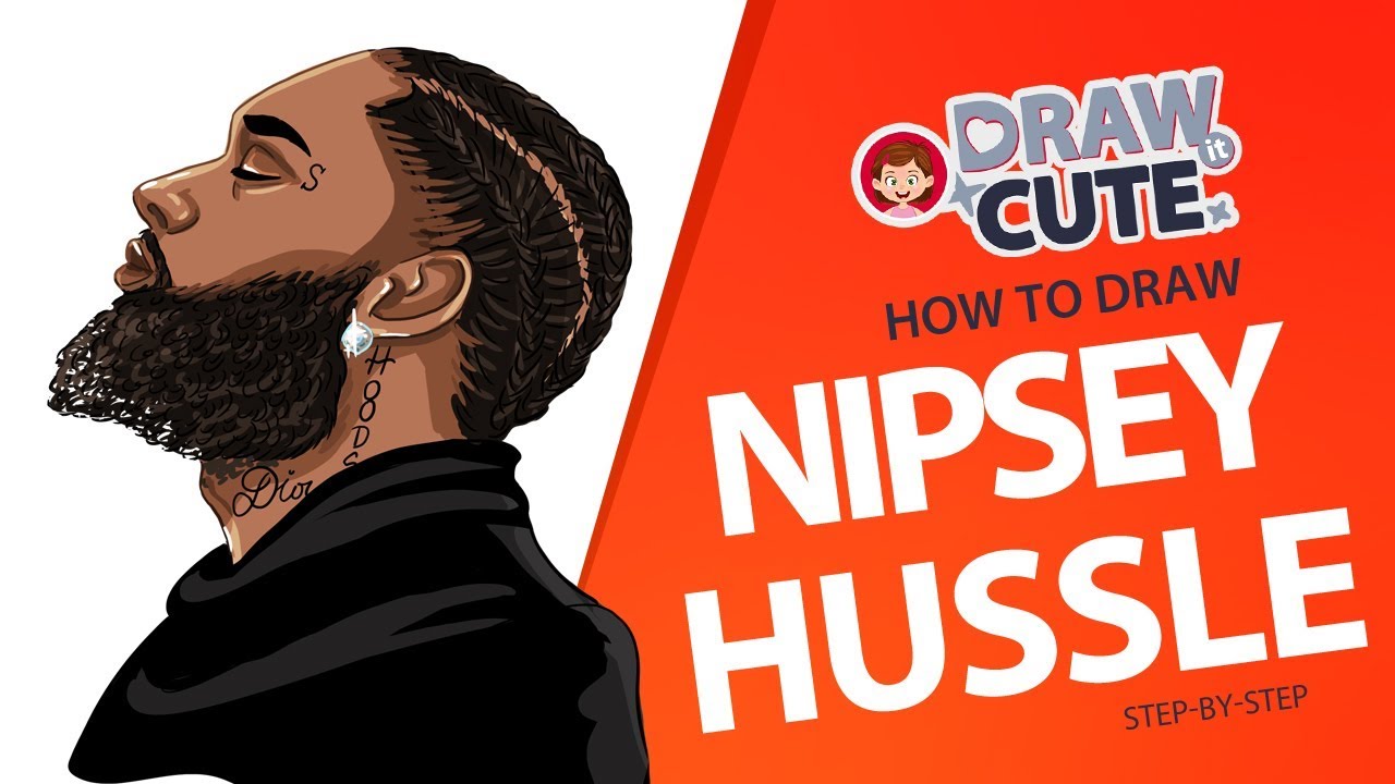 How to draw Nipsey Hussle step-by-step | Drawing Tutorial