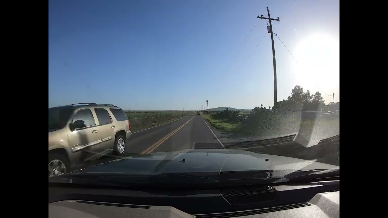 ASMR, highway driving in a truck from Vacaville to Antioch over bridges and deadly two lane roads. 