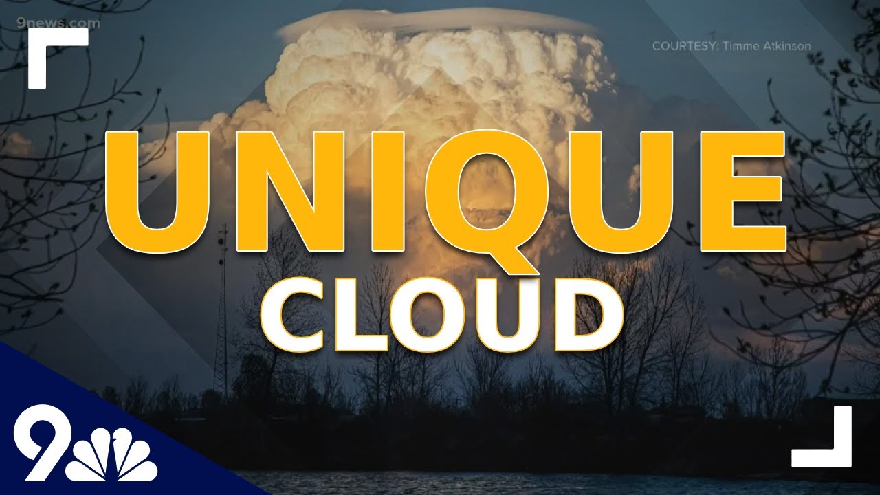 An unusual cloud formation on Sunday caught our eyes