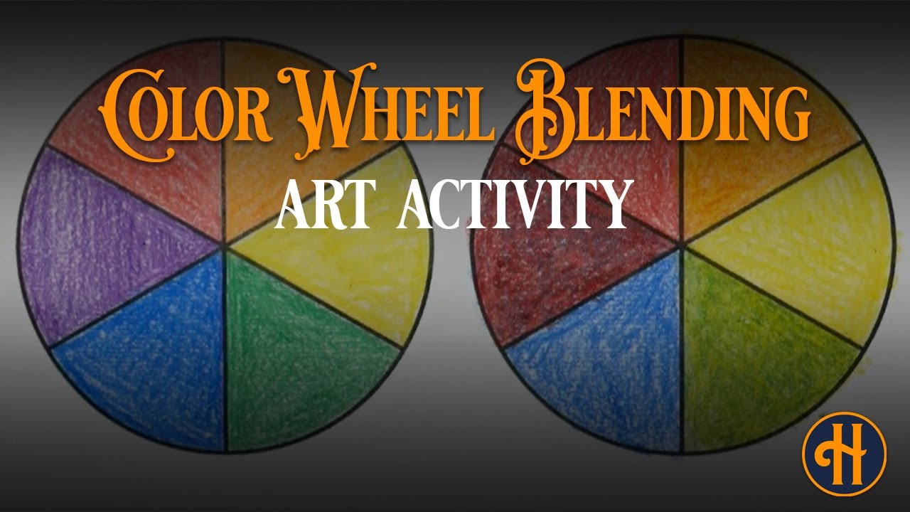 First Grade Art Activity - 1.1B Color Wheel Blending