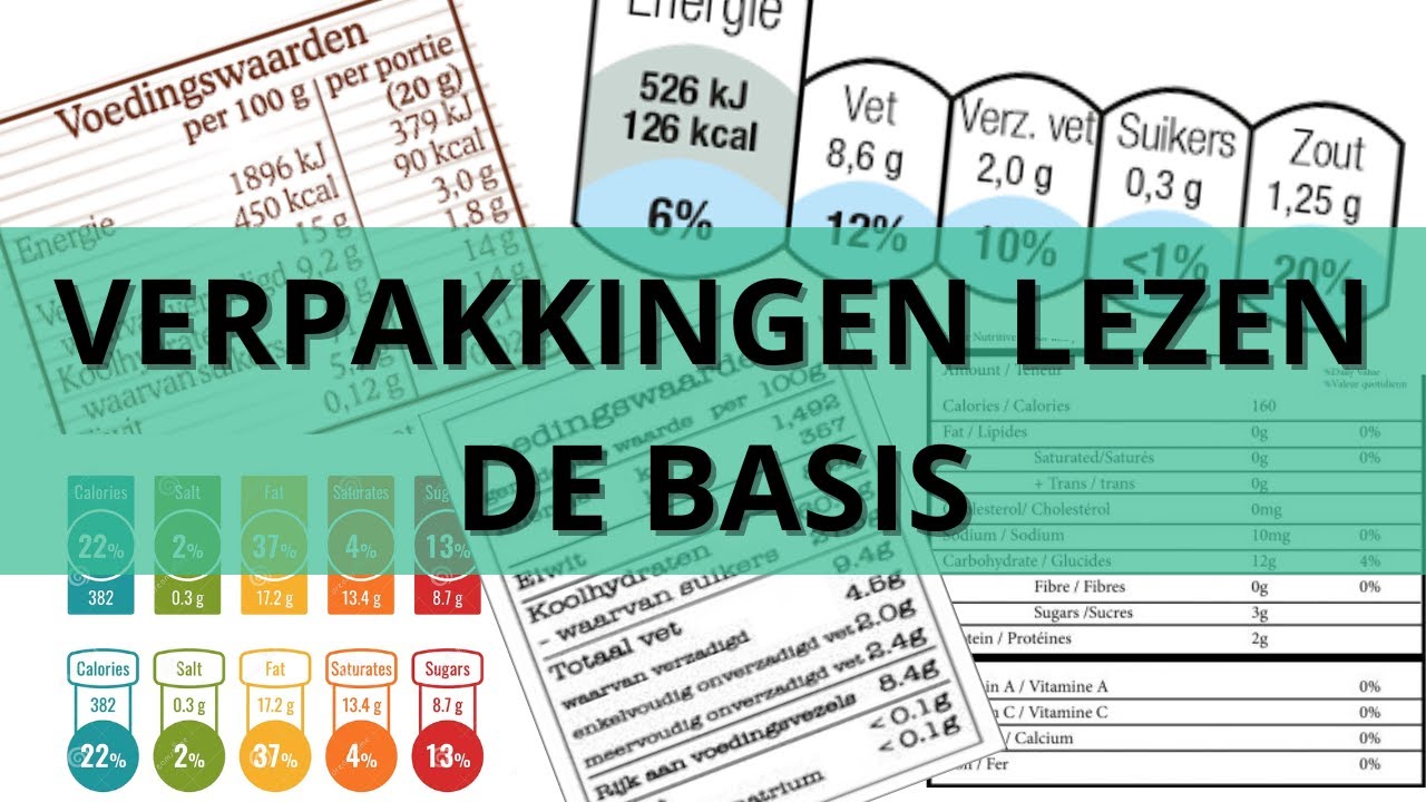 VERPAKKINGEN LEZEN - Hoe weet je of een product gezond is?