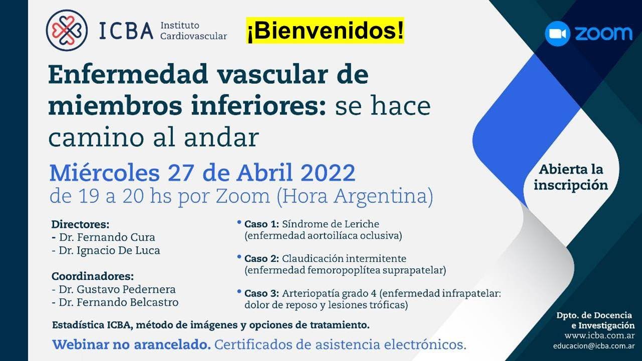 Enfermedad Vascular de miembros inferiores: se hace camino al andar