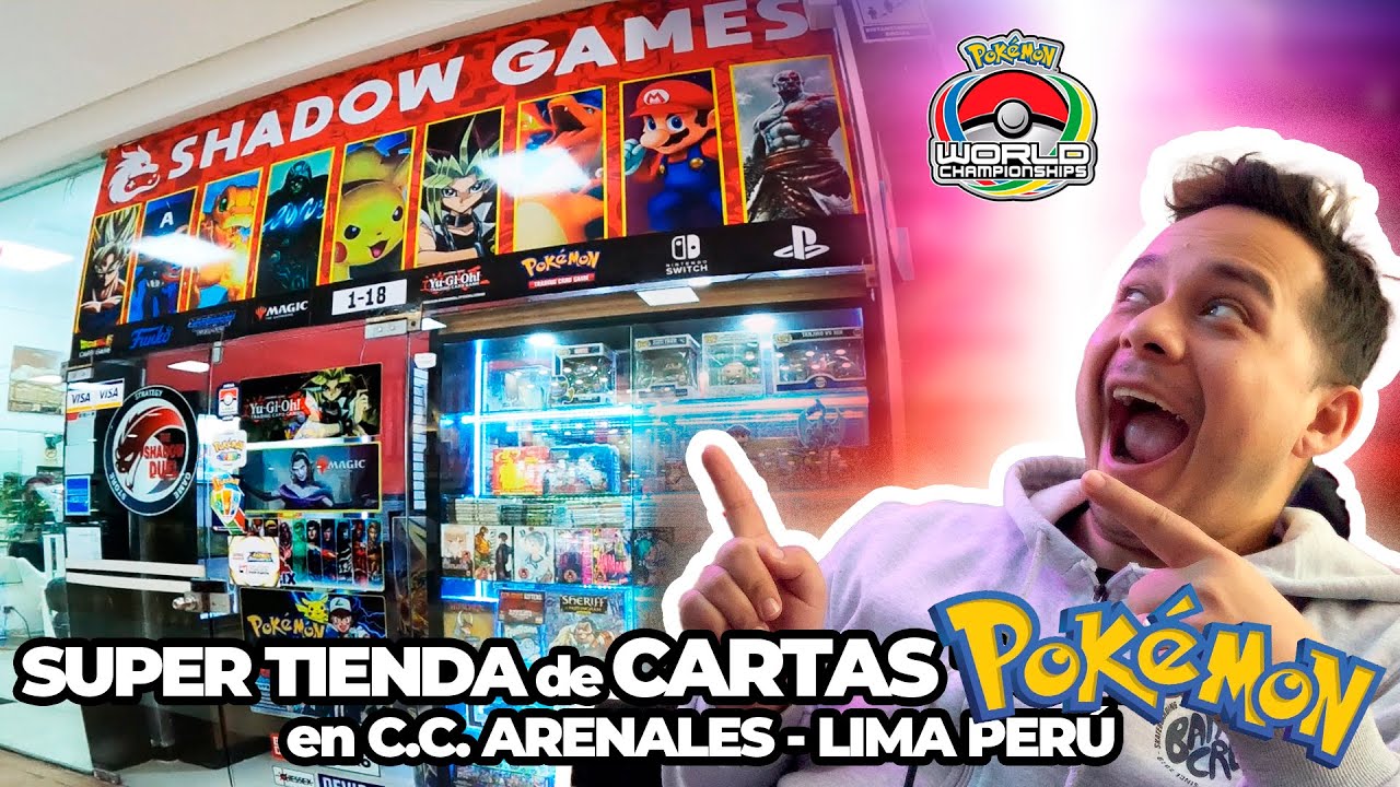 😎😱 SHADOW GAMES PERÚ tienda de cartas POKEMON YUGIOH MAGIC  EN cc ARENALES - YOPELEO CARDS 😎😱