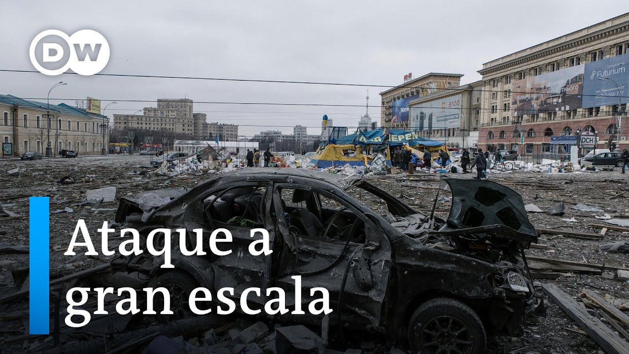Las fuerzas rusas siguen bombardeando Járkov
