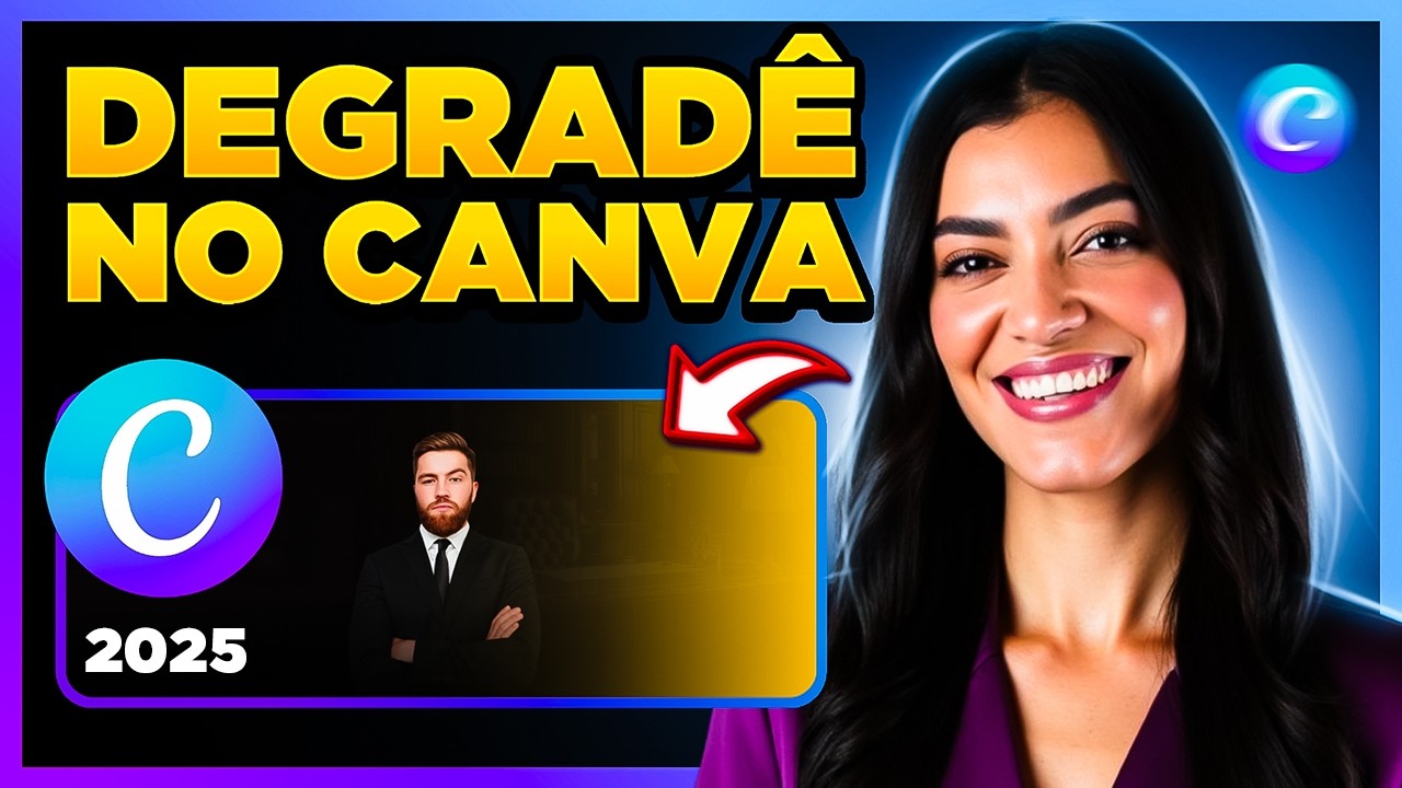 Como Fazer DEGRADÊ NO CANVA em 2026 [Gradiente no Canva]