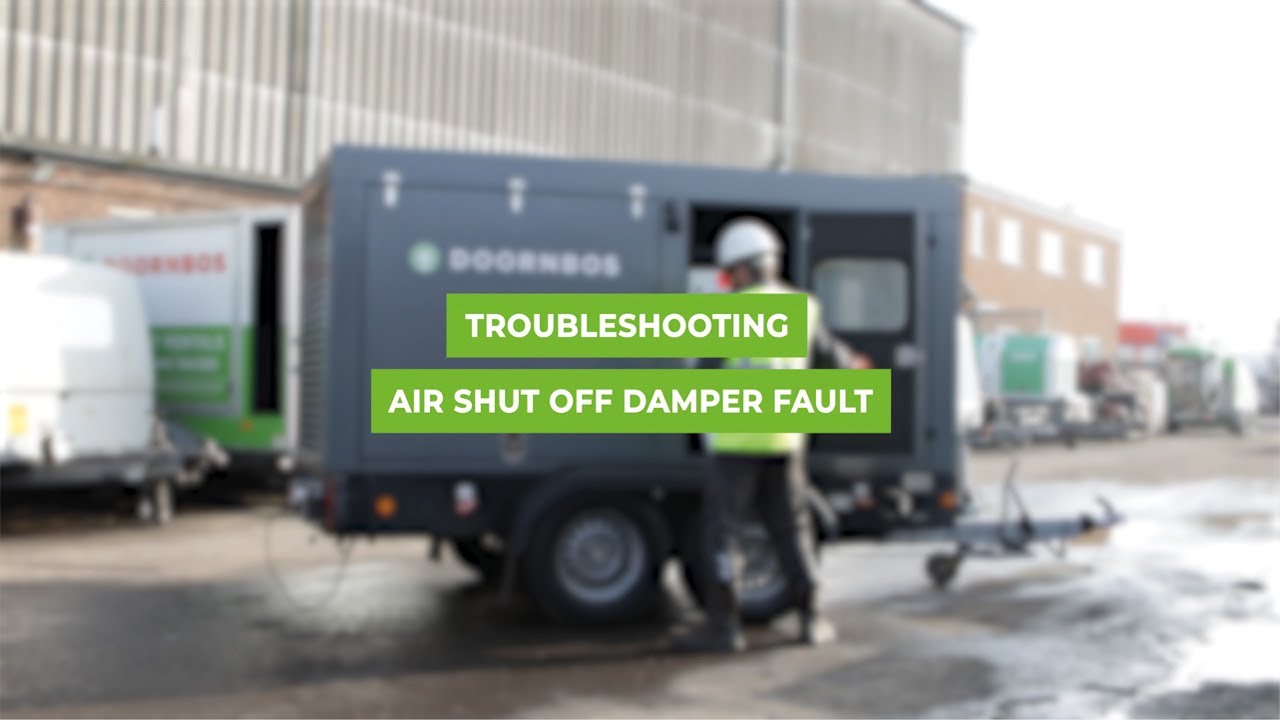 WOMA Water Jetting Trailer Unit - Air Shut Off