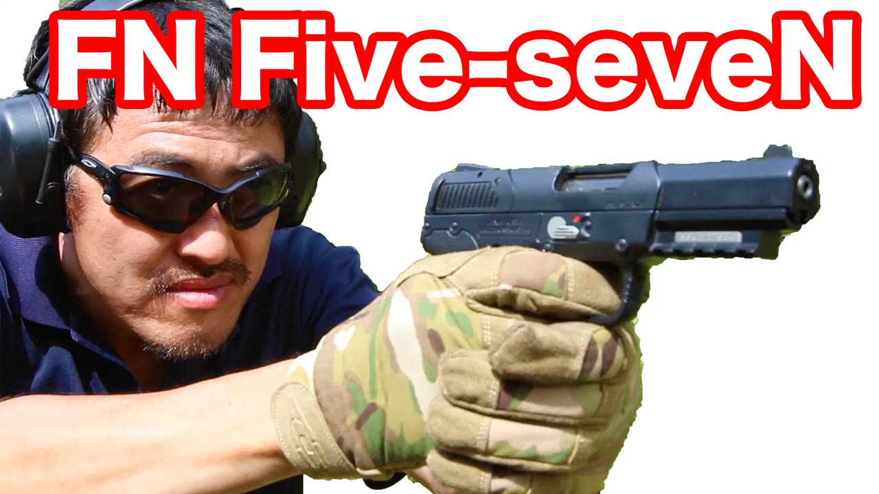 【実弾射撃】マック堺 が グアム ワールドガン で FN ファイブセブン (FN57) 撃ってみた！#350