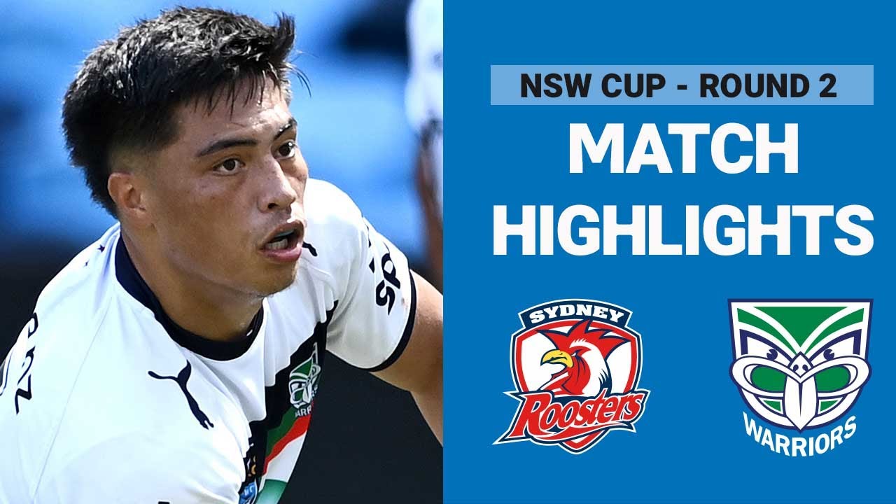 NSW Cup 2023 | Sydney Roosters v New Zealand Warriors | Match Highlights | Round 2