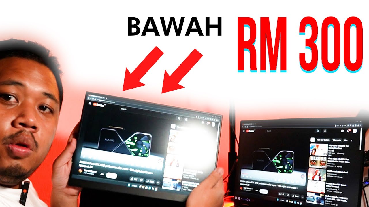 Portable monitor MURAH bawah RM 300 !!