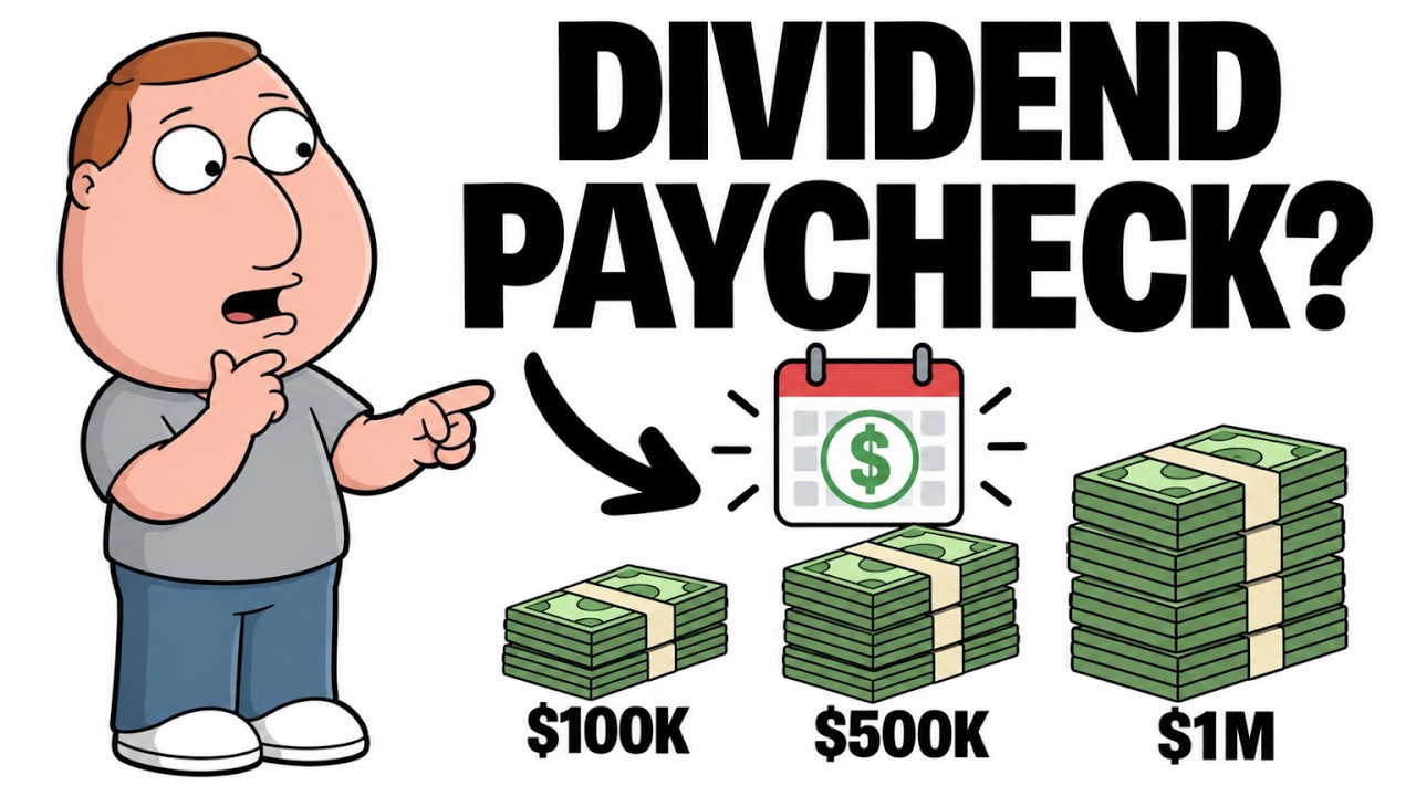 Here's what a Dividend Portfolio Pays You MONTHLY (From $100k - $1M)