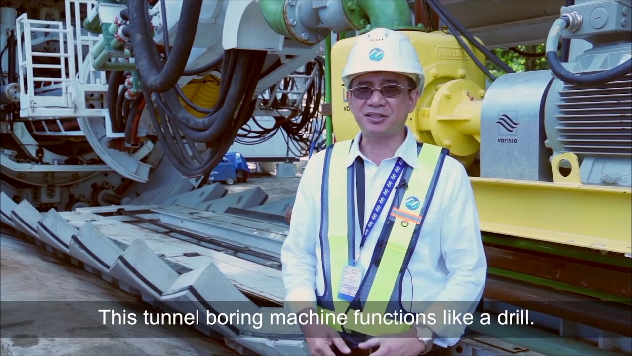 Philippines Tunnel Boring Machine (TBM) used for water supply project in Manila