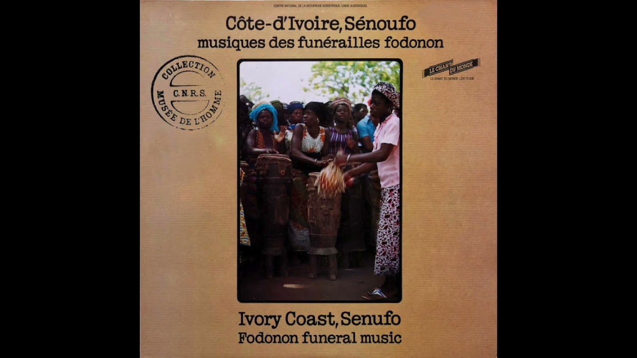 Cote d'Ivoire - Musique Des Funérailles - Senoufo Fodonon - Ivory Coast